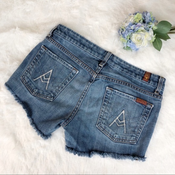 7 For All Mankind Pants - 7 For All Mankind ‘A’ Pocket Shorts Sz 29 Cutoffs